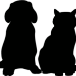 犬猫シルエット